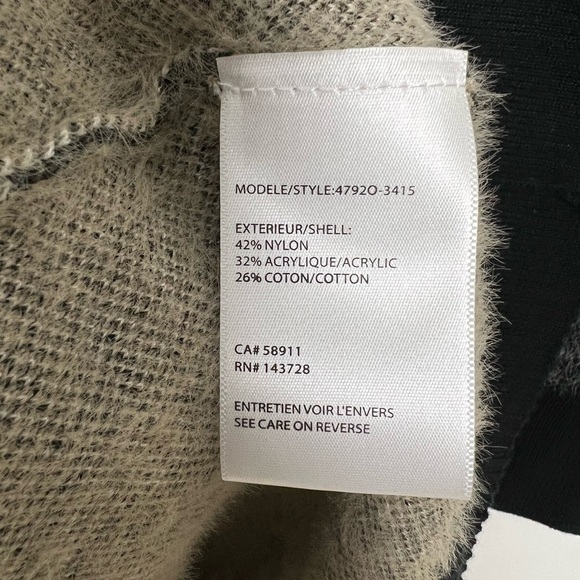 NEW Tribal Intarsia Cheetah Boho Soft High Neck Eye Lash Tunic Sweater Dress - Picture 13 of 13